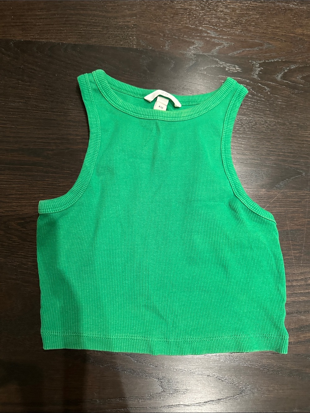 H&M Green Crop Tank Top